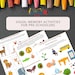 Kids Printable Worksheets-visual Memory Activities - Etsy