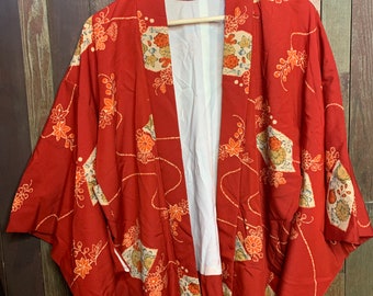 Vintage 60er Jahre Handgemachter japanischer Kimono