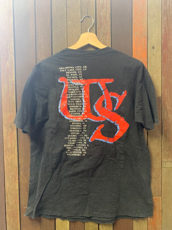 VINTAGE 90s Whitesnake Concert Tour T Shirt Gem