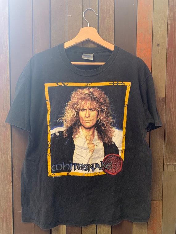 VINTAGE 90s Whitesnake Concert Tour T Shirt - image 1