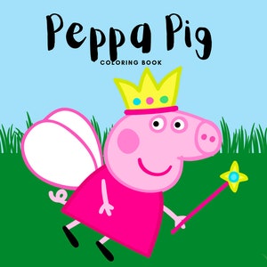 Peppa Pig kleurboek voor kinderen 40 pagina&#39;s