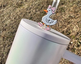 Ponteira de canudo Silly Goose Stanley - Impressa em 3D