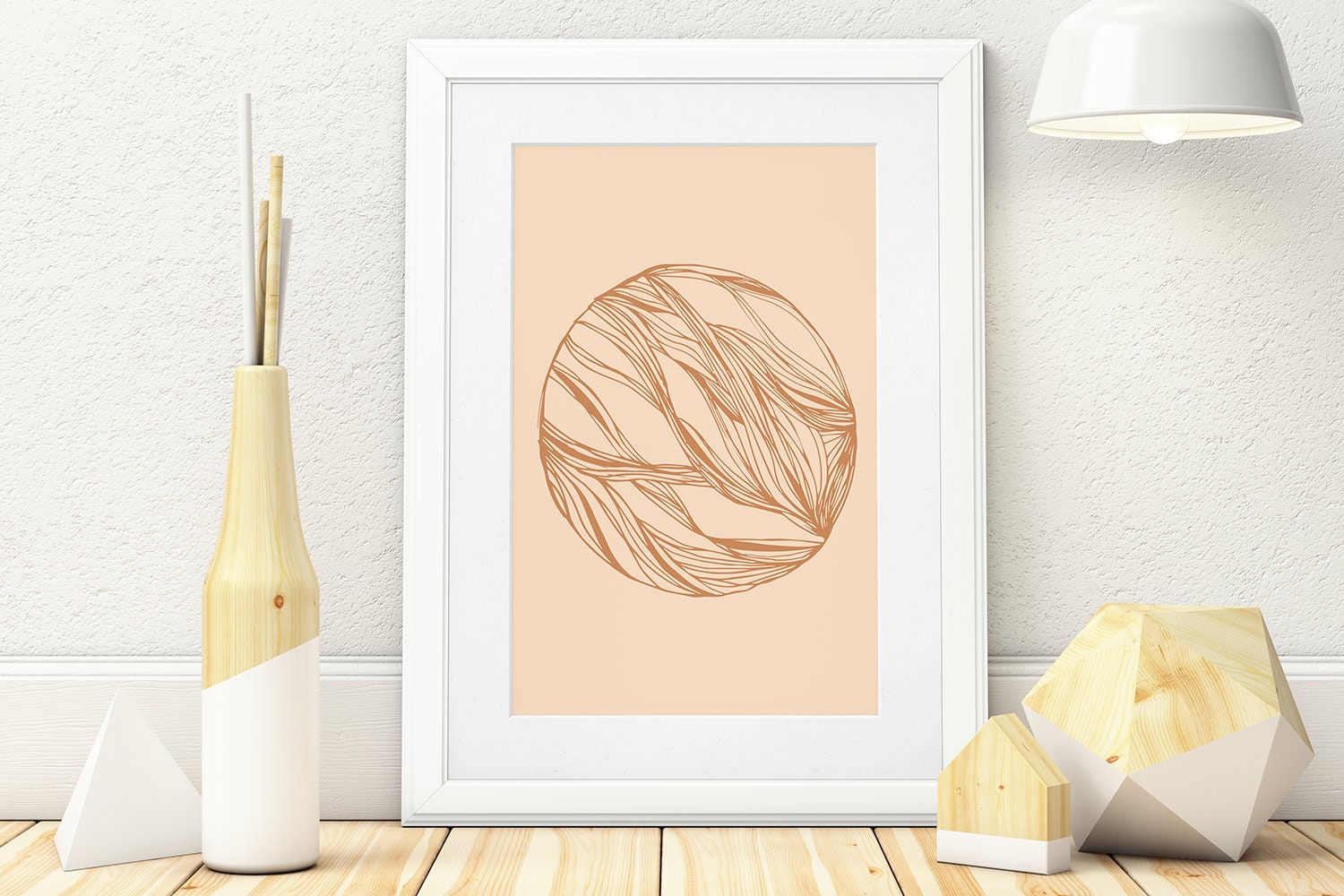 Boho Abstract Art Print Abstract Art Print Minimal Art | Etsy