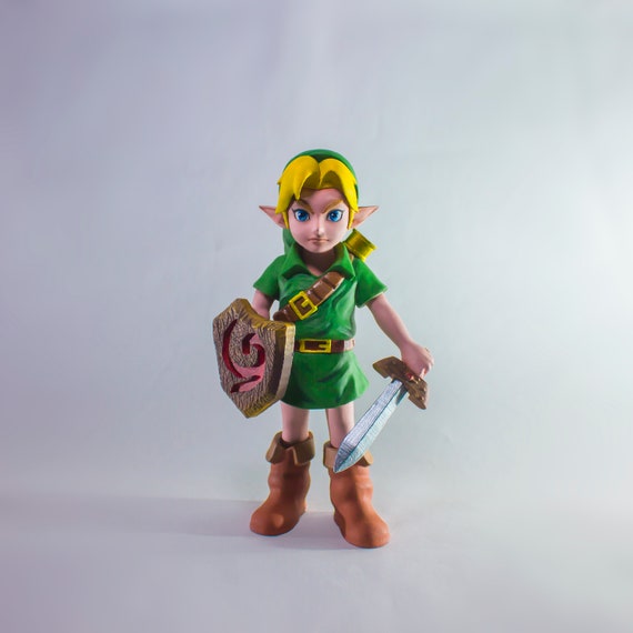Link Zelda Ocarina Of Time Etsy