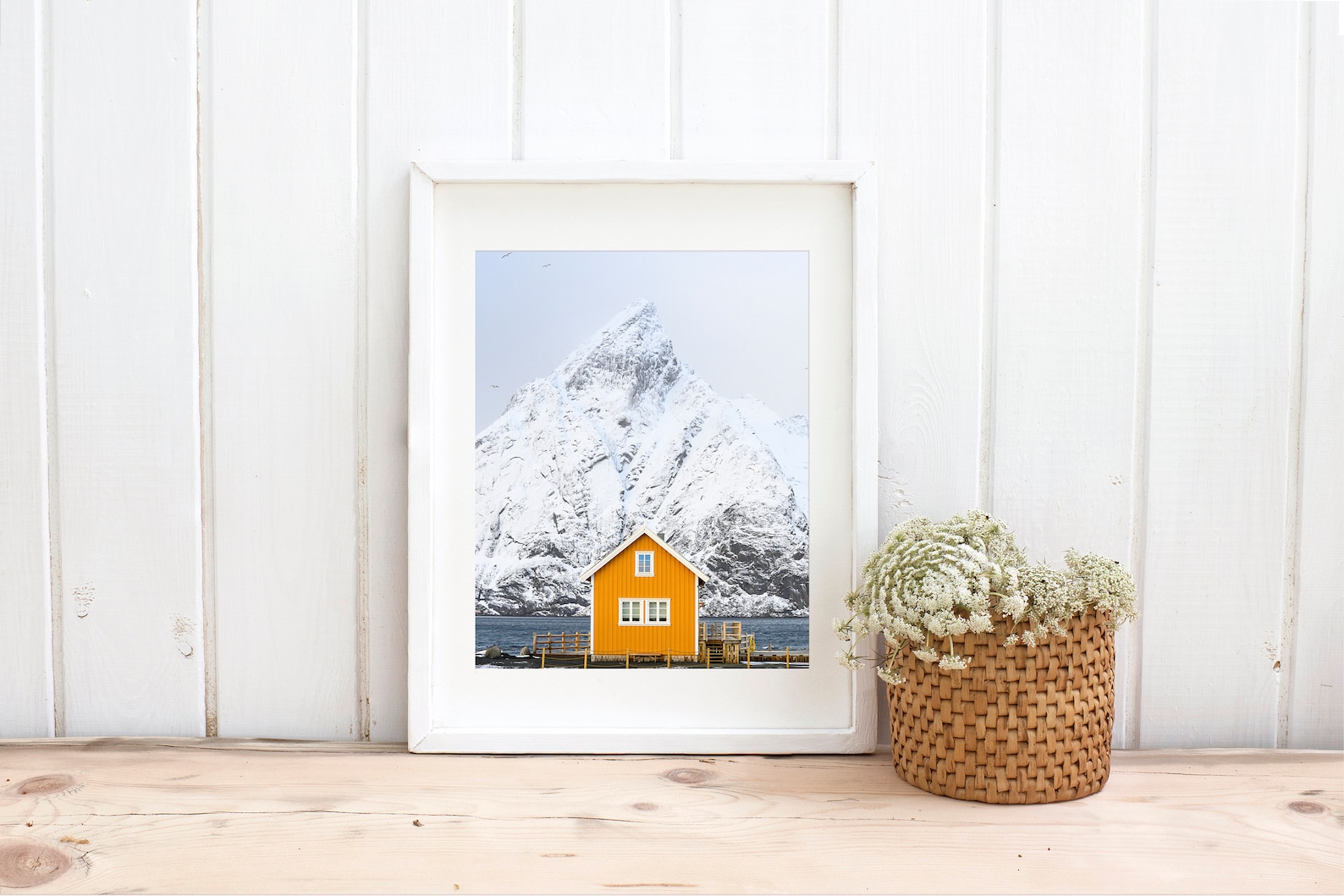 Norwegian Artwork / Mountain / Wall Art / Norway Wall Art Etsy