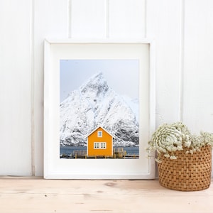 Norwegian Artwork / Mountain / Wall Art / Norway Wall Art