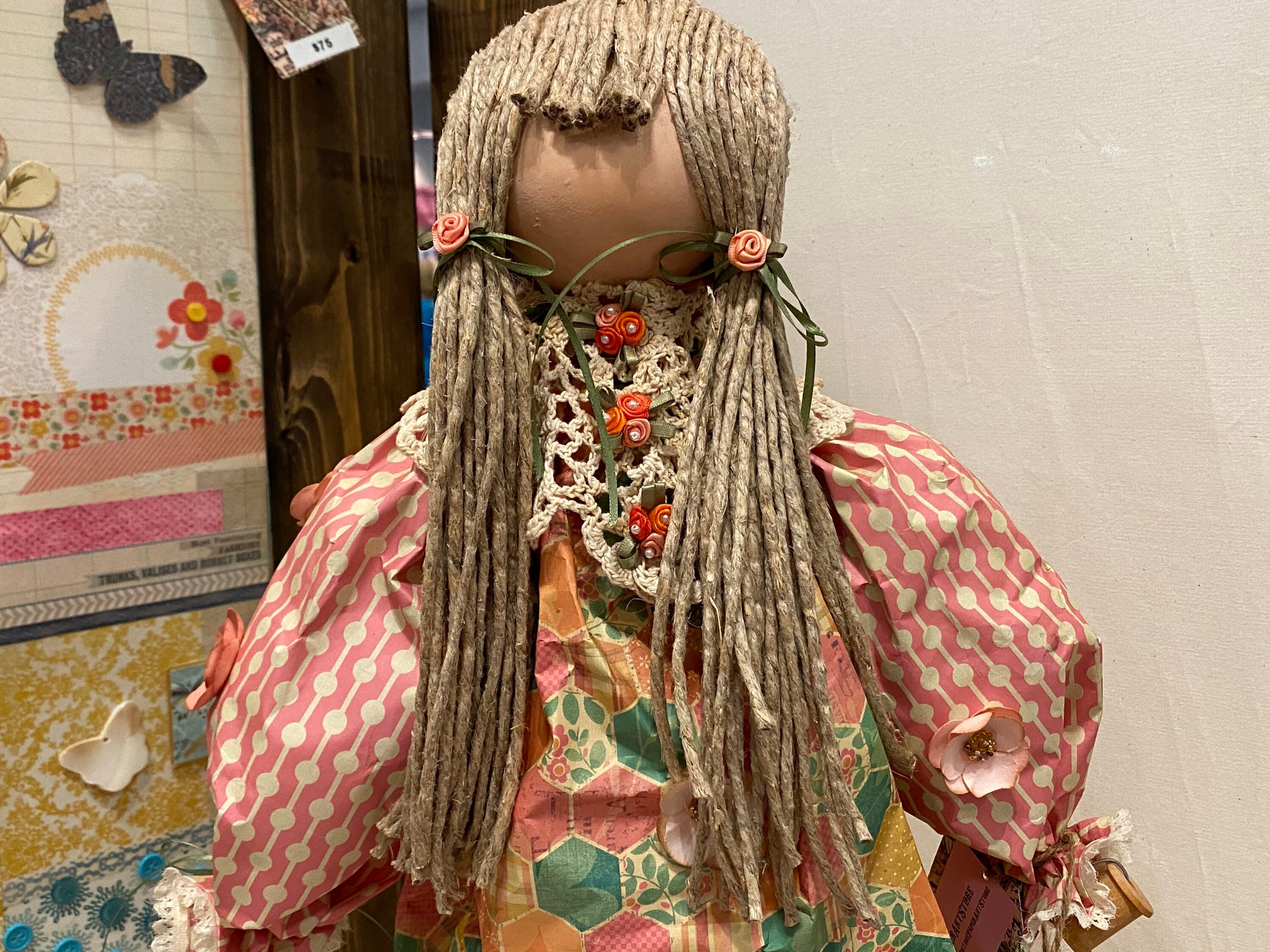 Gourd Head Doll Etsy