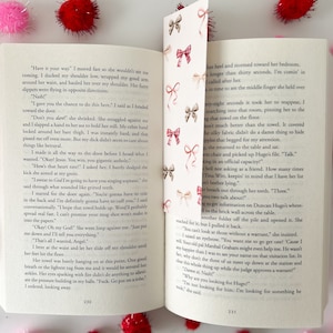 Coquette Bow Bookmark, bookmarks, cute bookmark