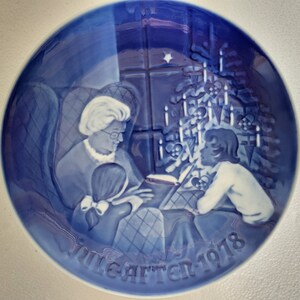 Bing & Grondahl Christmas Jul Plate 1978 Denmark Danmark  Christmas, A Christmas Tale