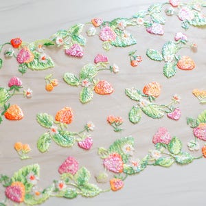 Strawberry Shimmer Lace