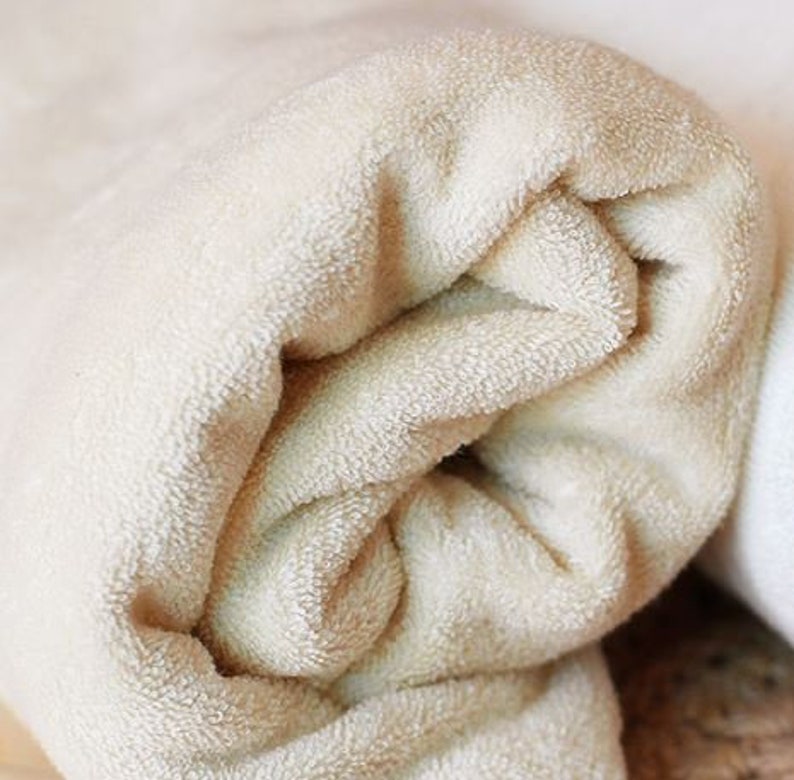GOTS fabric. Natural Colour Terry cloth. Knit. Naturally Etsy