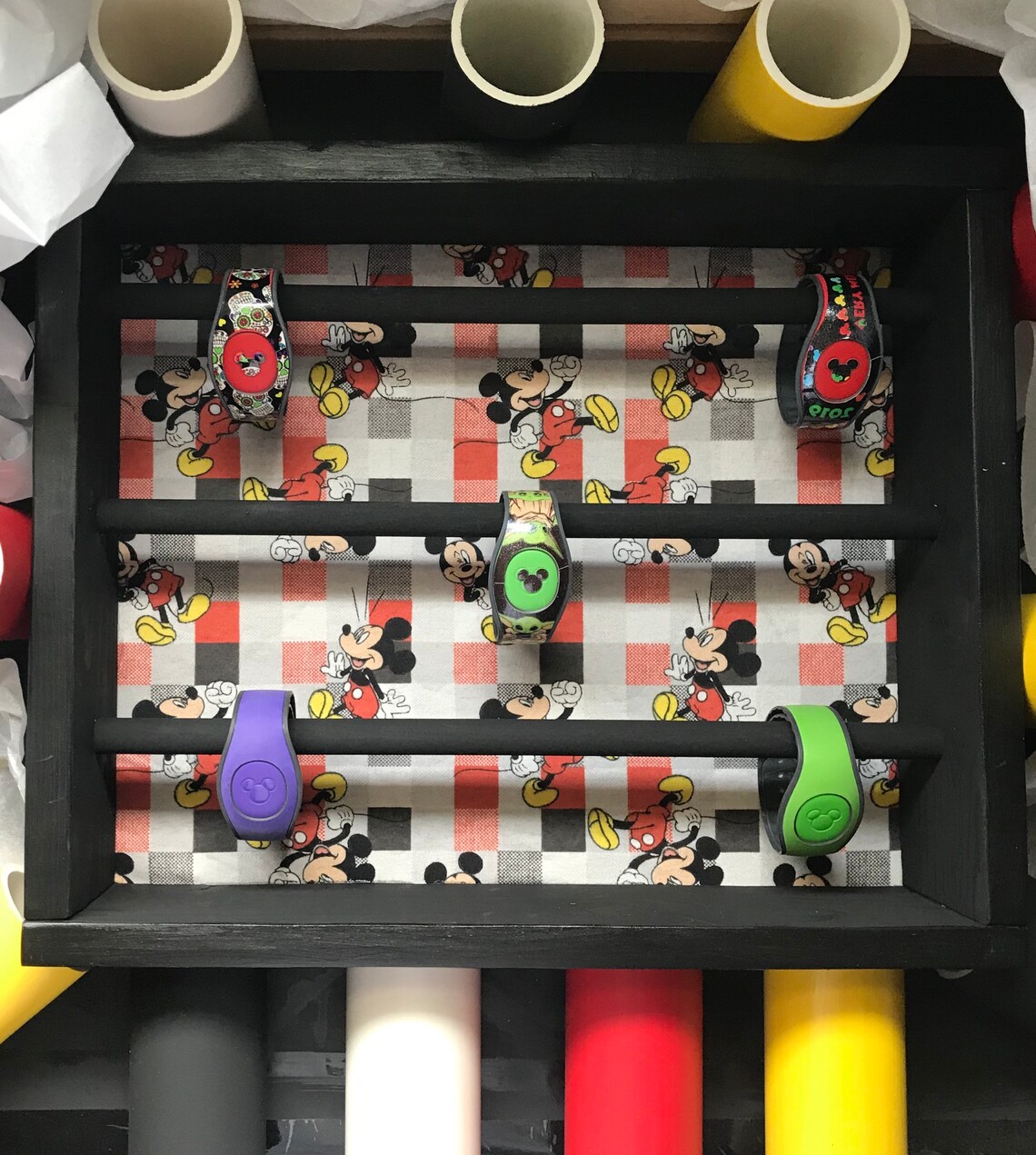 MOUSING AROUND Painted wood magic band display holder Etsy