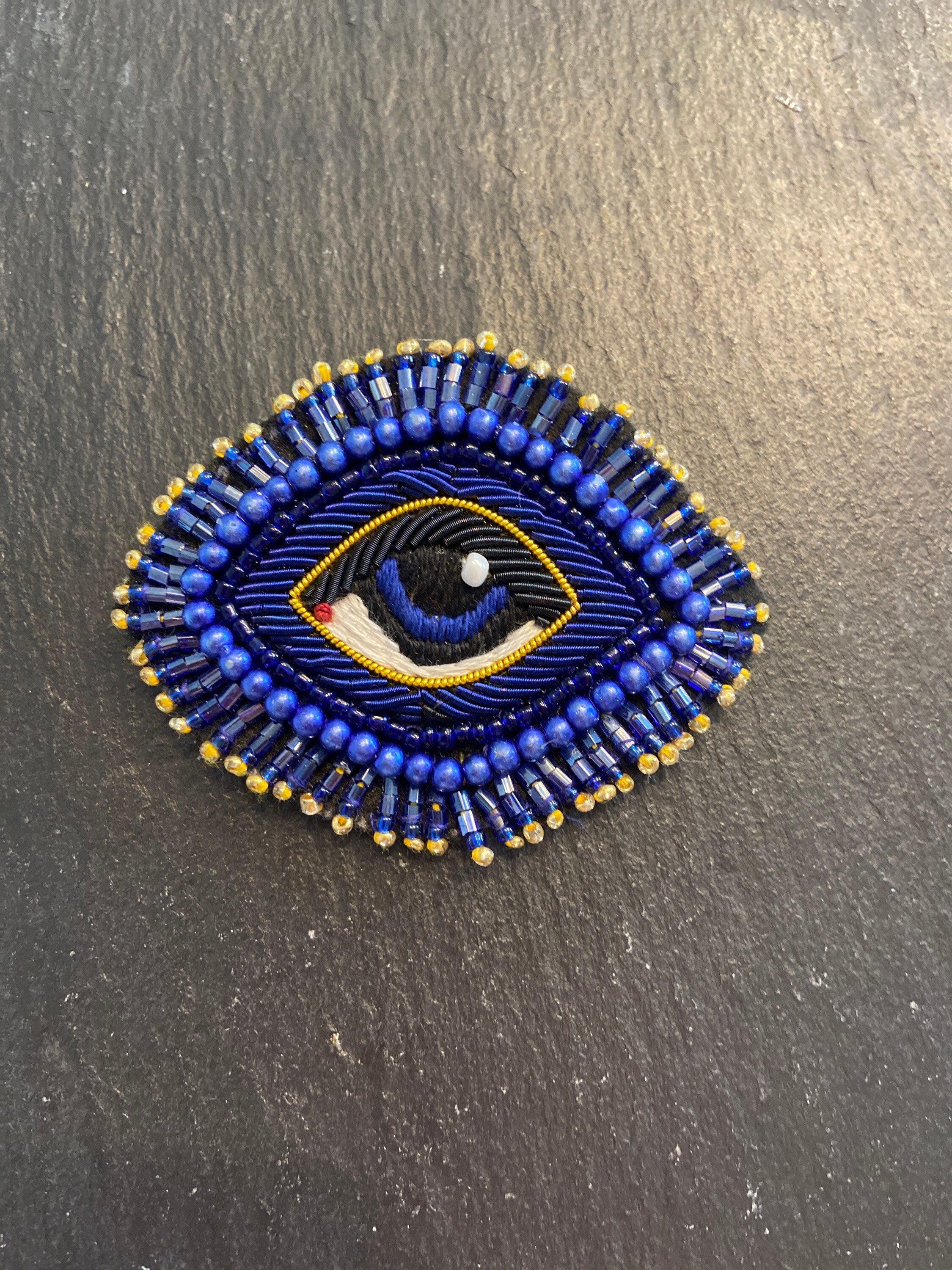 Celeste mogador 2024 eye brooch