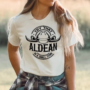 Jason Aldean - Try That In A Small Town - Screen Print Transfer