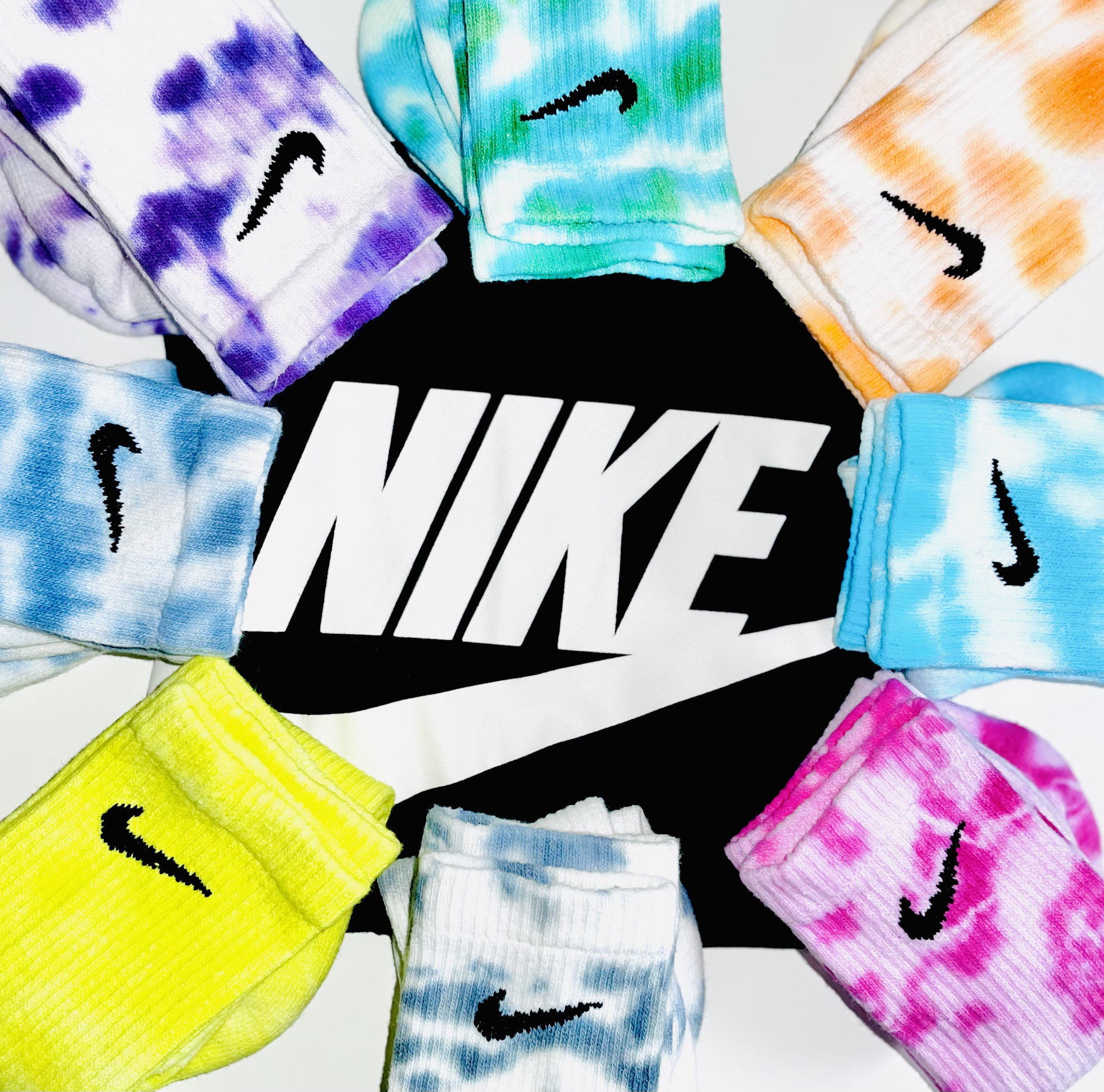 the dye lab nike socks