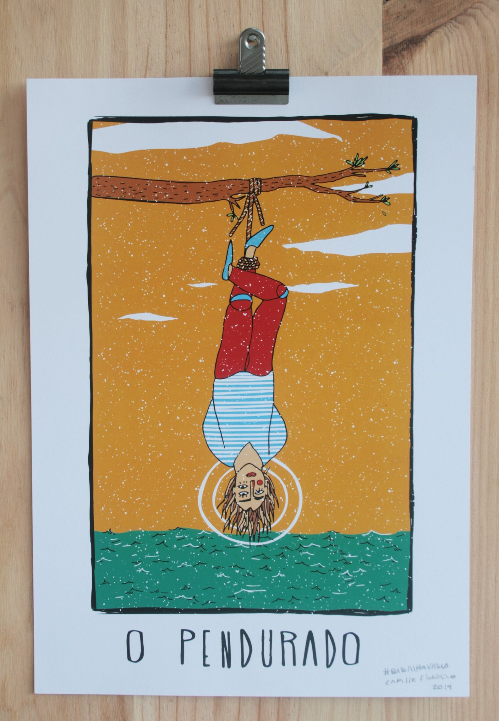 Tarot Cards The Empress Justice The Hanged Man and The Etsy