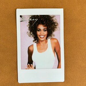Minimalist Music Poster Feminist Poster Whitney Houston Print