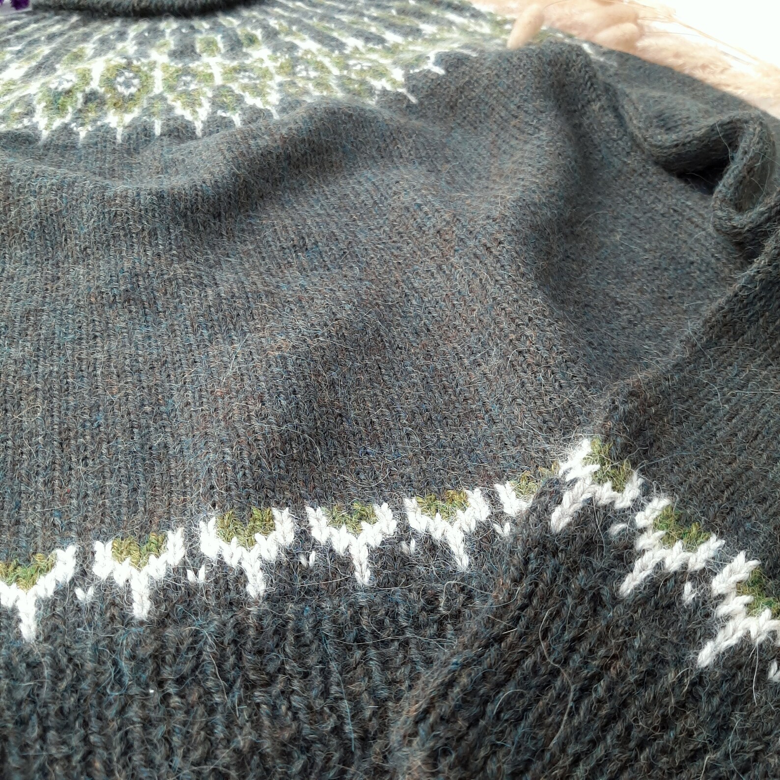 Turtleneck wool Icelandic sweater Cozy wool Lopapeysa | Etsy