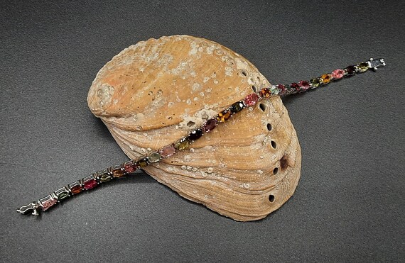 Multi Colored Tourmaline Bracelet - image 2