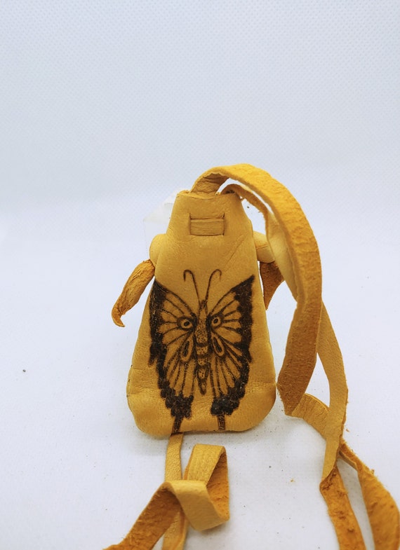 Chief Rice Handmade Leather Butterfly Bag