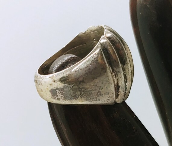 Navajo Sterling Silver Ring - image 2