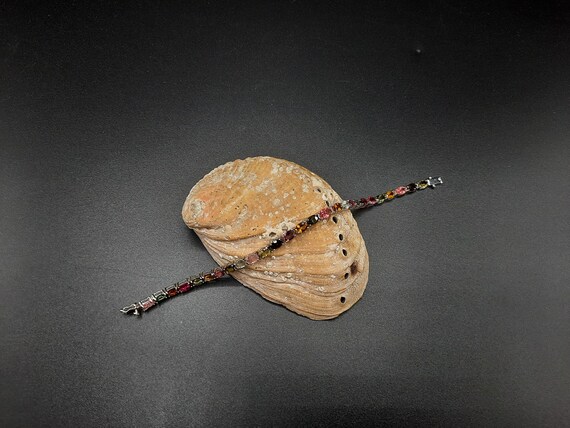 Multi Colored Tourmaline Bracelet - image 1