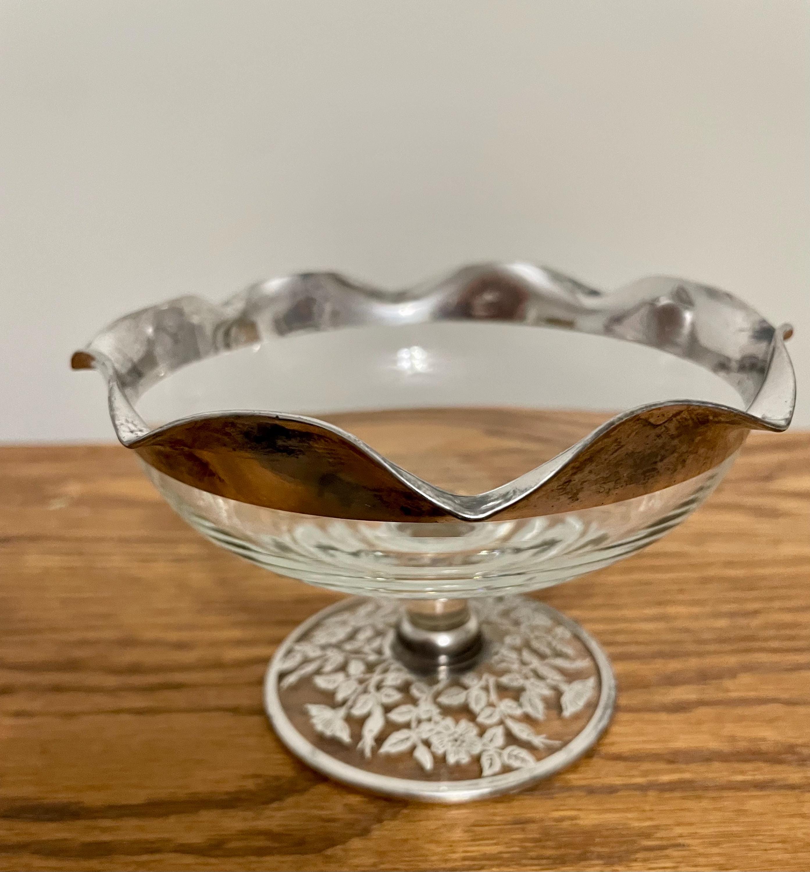 Vintage Silver Compote - Etsy
