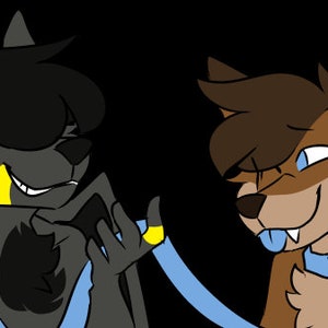 Furry Lineart Base Bundle // Collars and Leashes 3 bases
