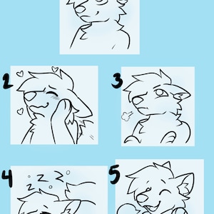 Telegram Base Pack - 5 Lineart Bases