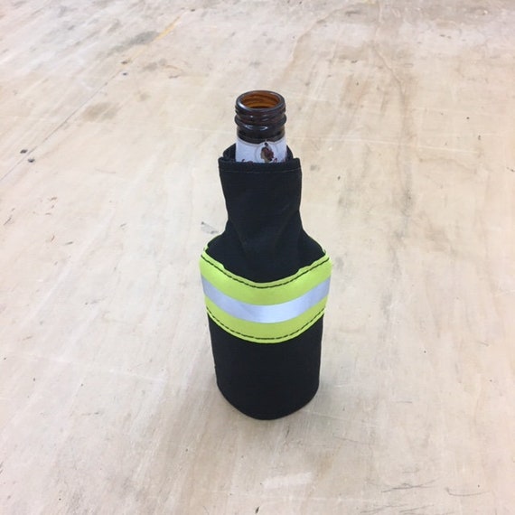 Firefighter Bottle Huggy Koozie Cooler Etsy