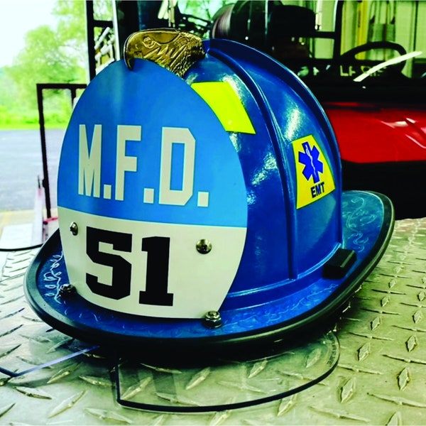 Firefighter Custom "METAL" Fire Helmet Shields