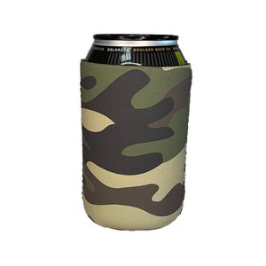 Camo Neoprene Can Cooler