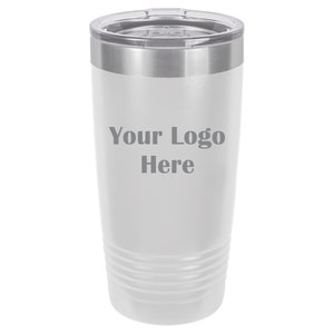 Laser Engraved 20 ounce Tumbler - Your Logo