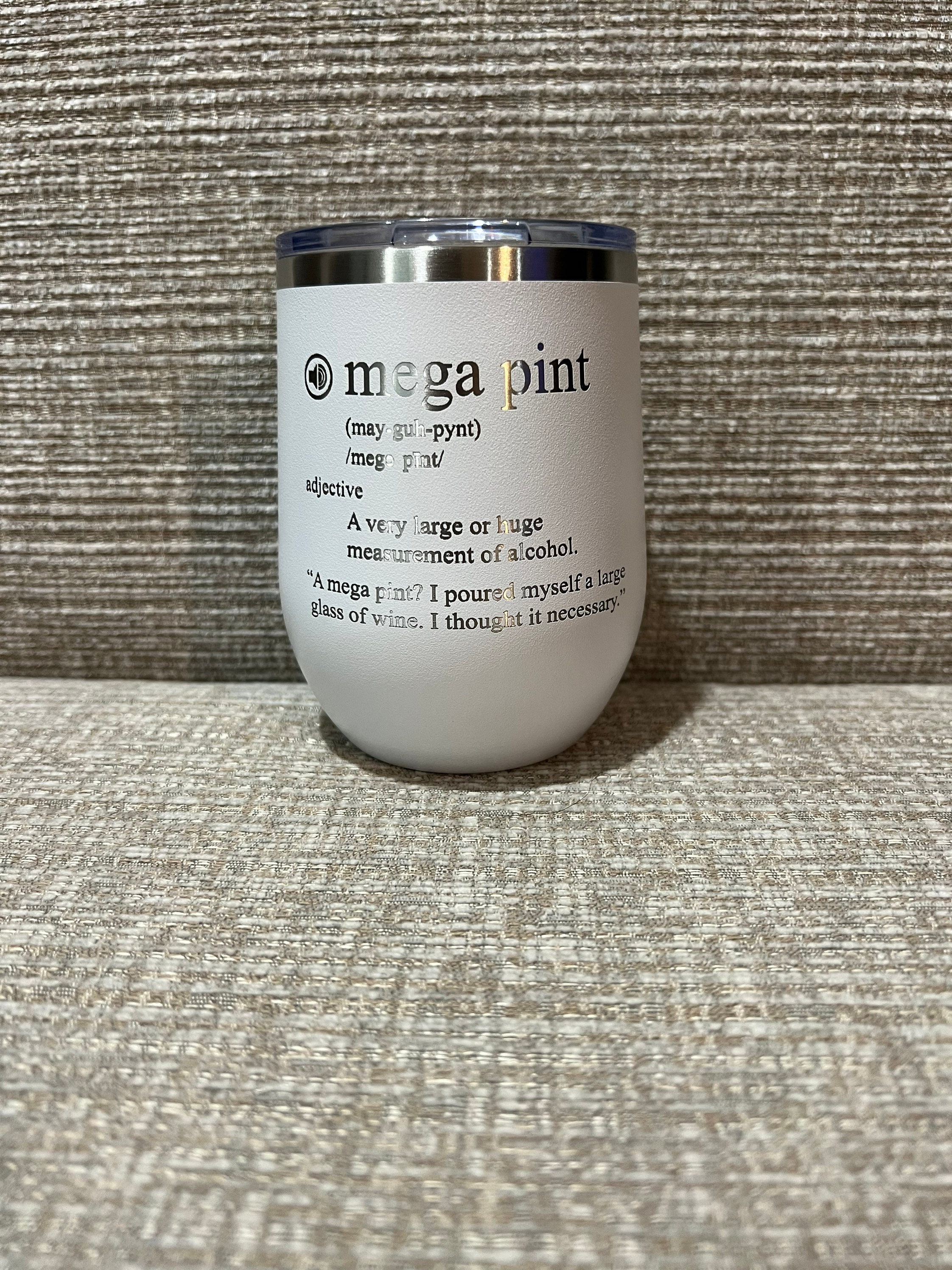 Midwest Awards. Laser Engraved 12 oz. & 16 oz. Stemless Wine Tumblers