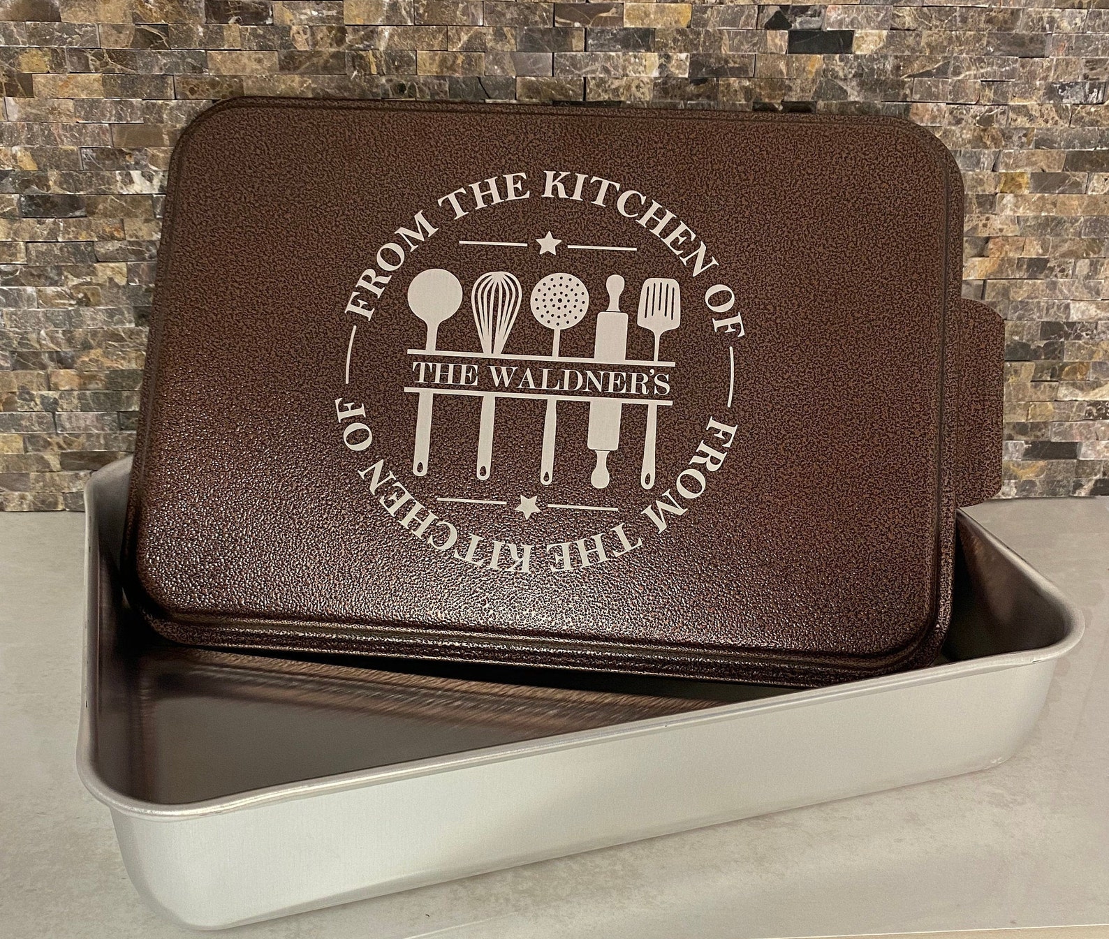 Personalized Laser Engraved Cake Pan Etsy
