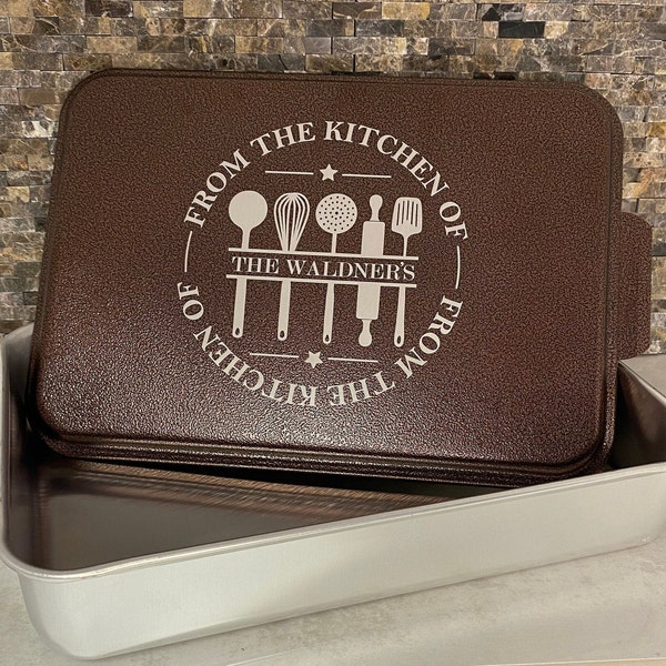 Personalized Laser Engraved Cake Pan