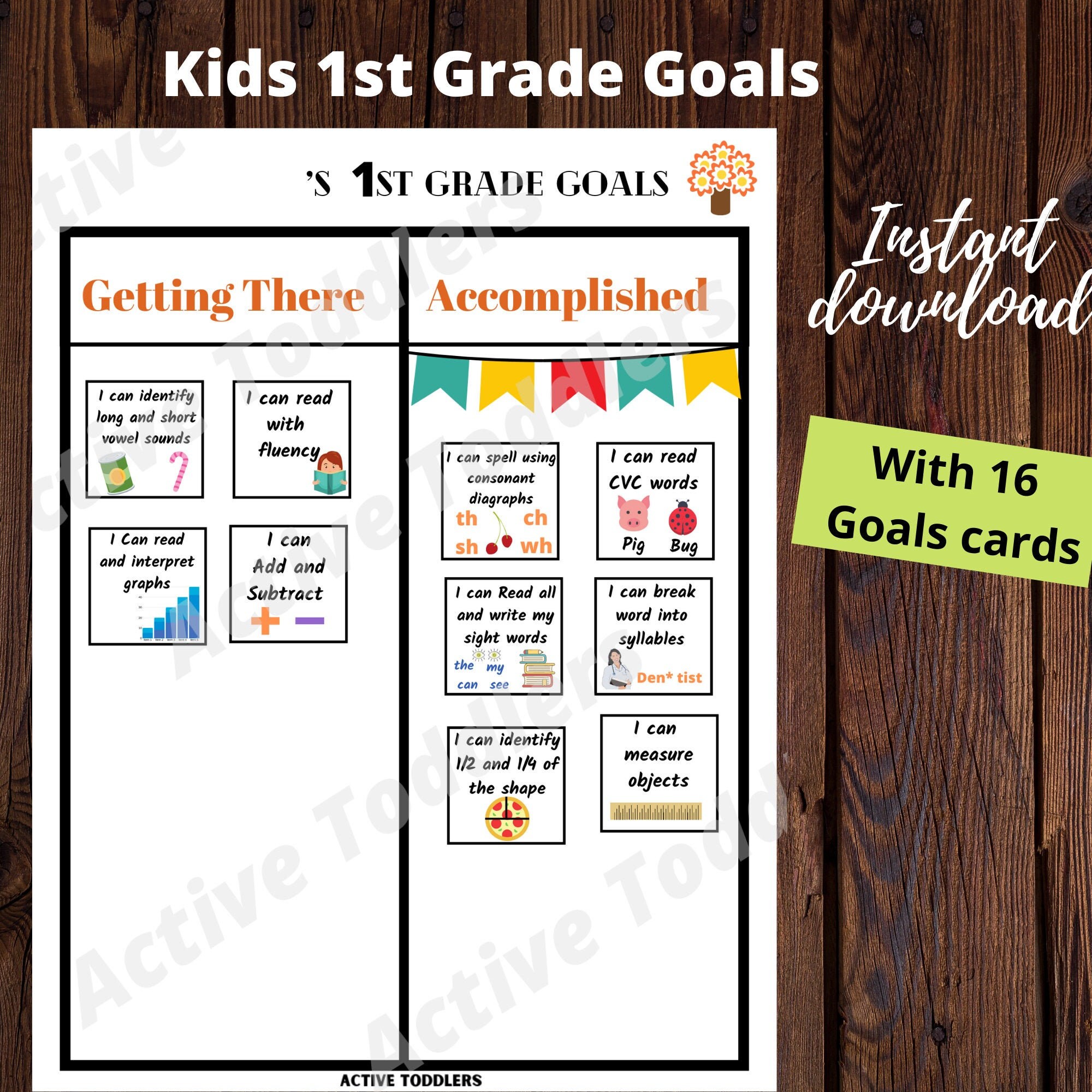 Goals For A First Grader
