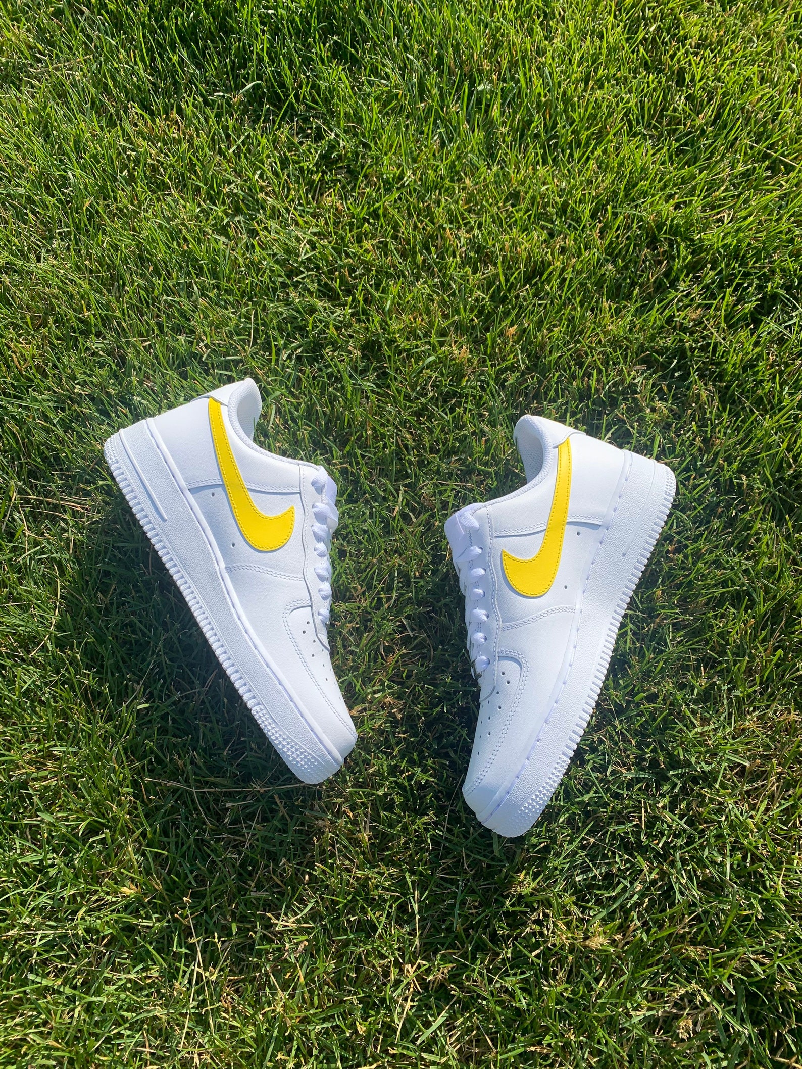 custom nike air force 1 sunflower