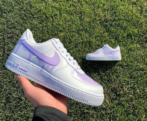 nike air force light purple