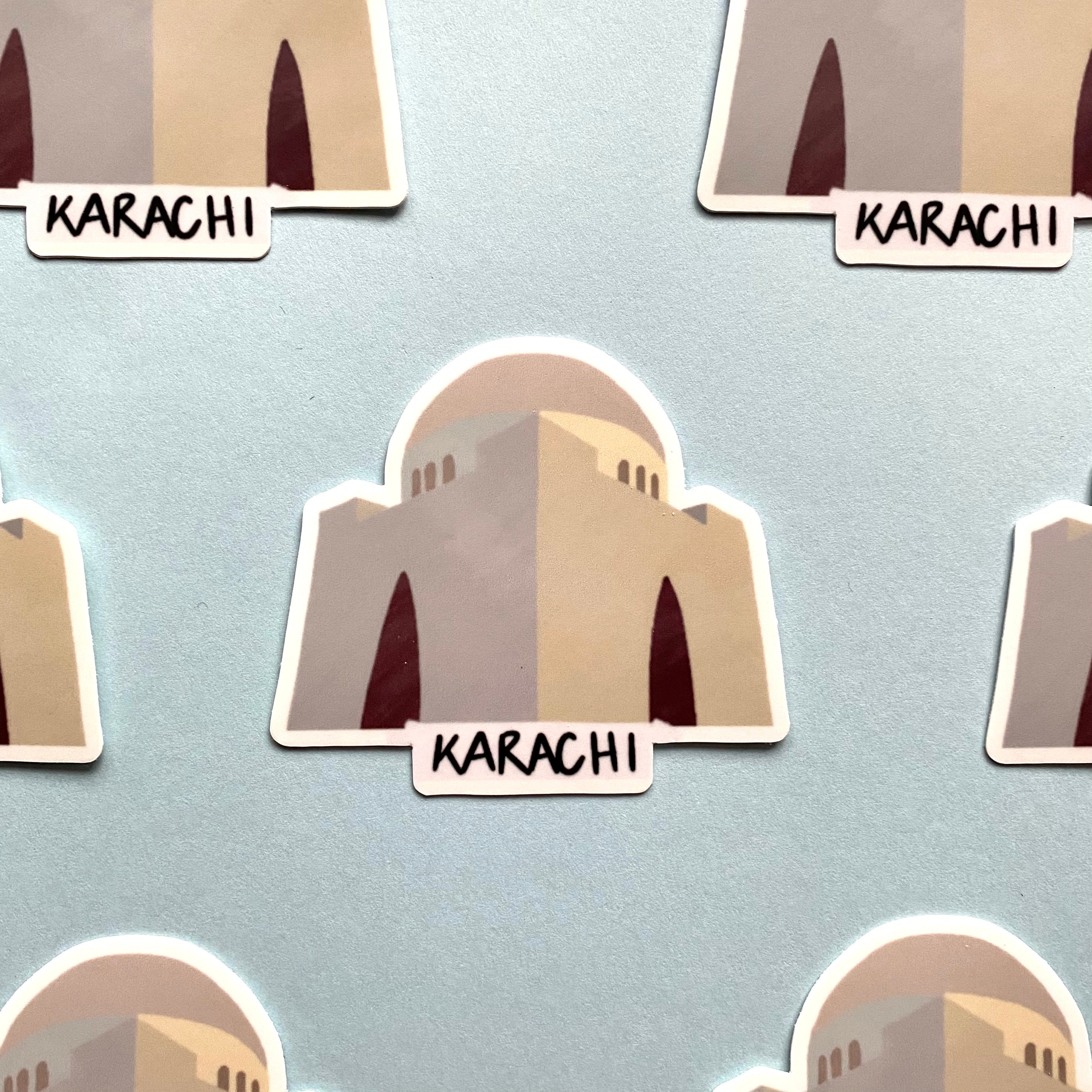 QaideAzam Mazar Karachi Sticker Etsy