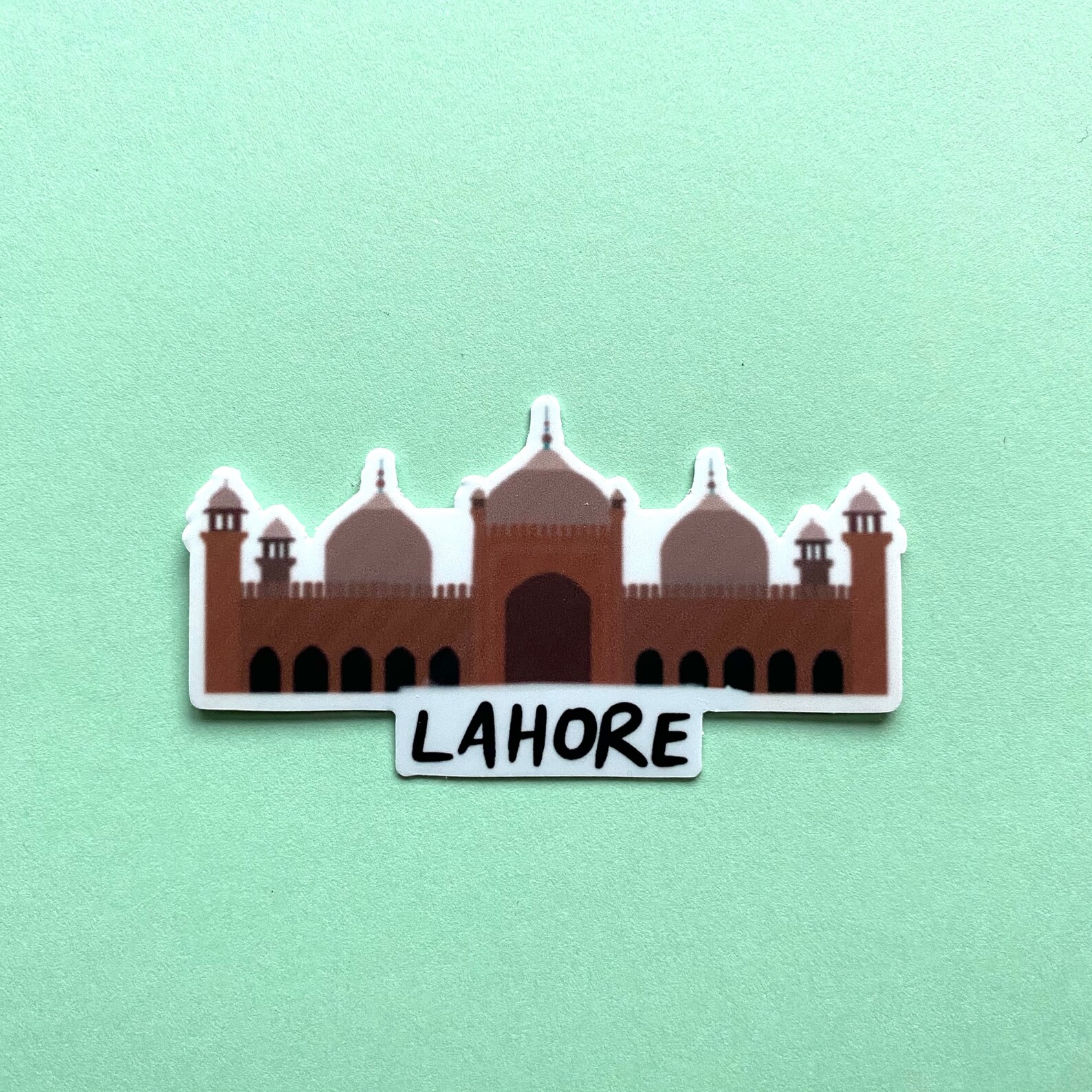 Lahore Badshahi Mosque Sticker Etsy