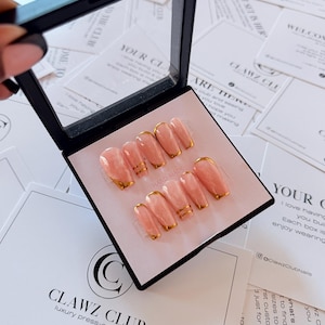 Rosé- press on nails