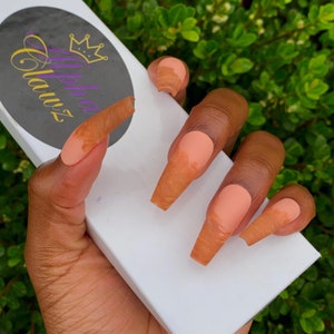 Desert Sands- press on nails