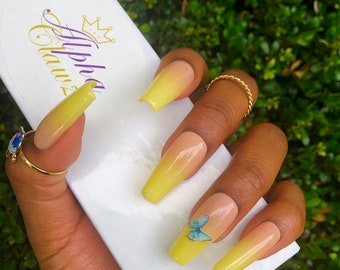 Summer Sun Press on nails