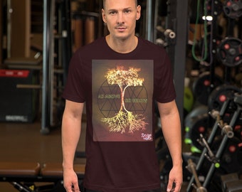Unisex t-shirt med tryck