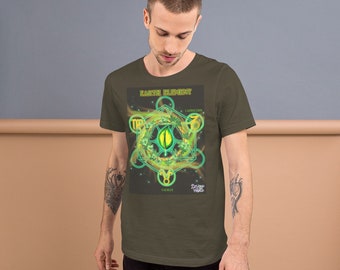 Unisex t-shirt med jordmotiv