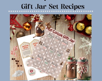 DIY Hot Cocoa Gift Set with 9 Flavors and Printable Tags