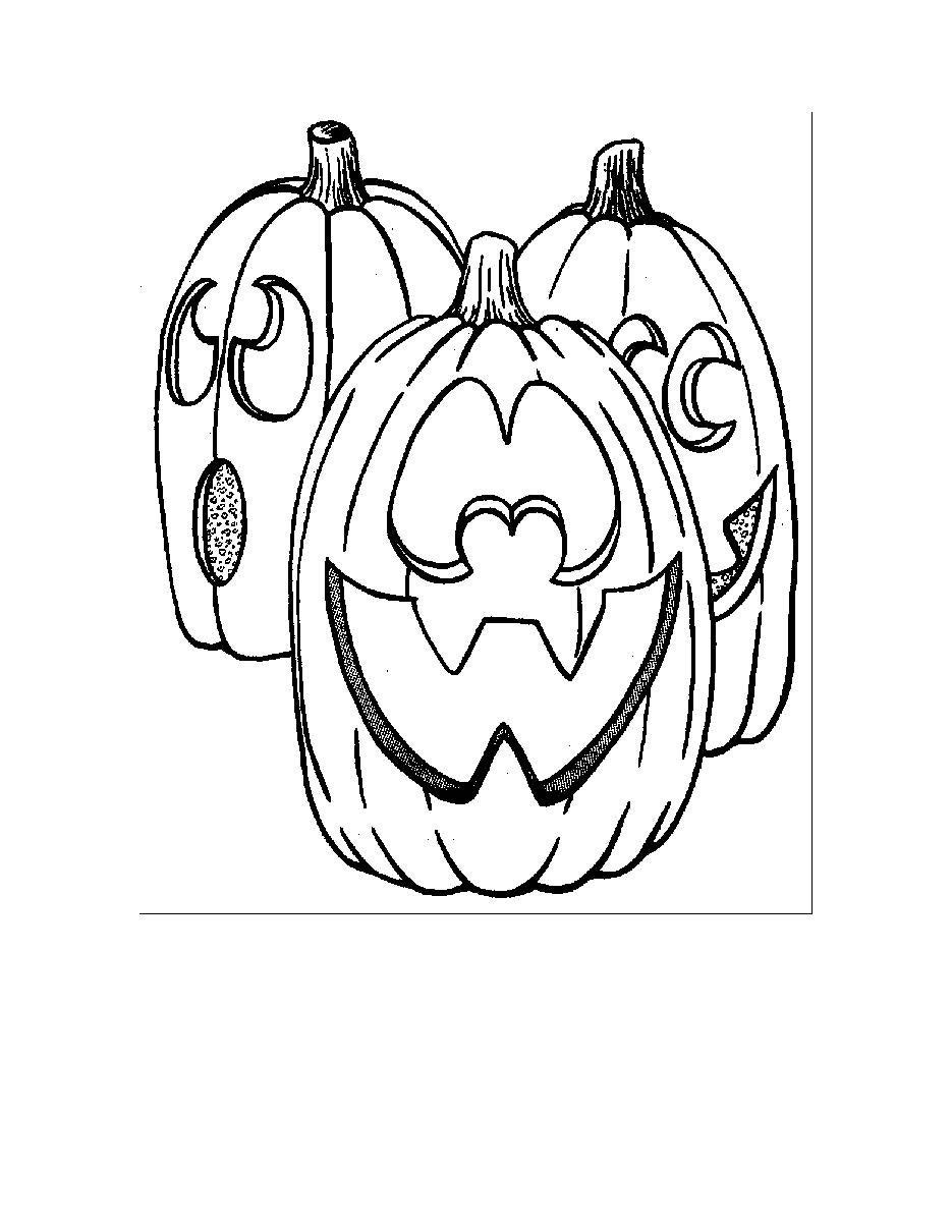 10 Halloween Coloring Pages for Ages 3-5 - Etsy