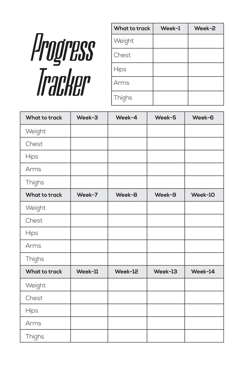 Keto Diet Planner/tracker / 100 Page Printable Tracker - Etsy