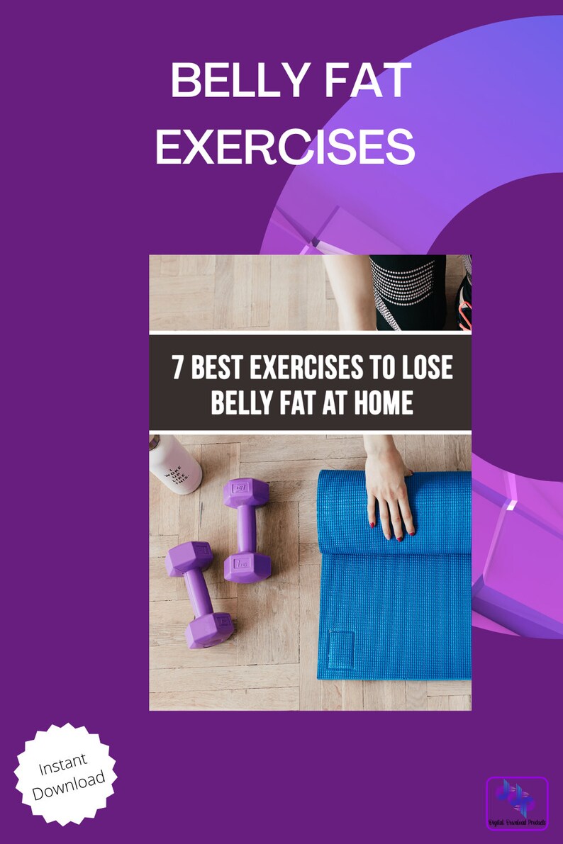 7 Best Exercises to Lose Belly Fat at Home Printable Fitness Guide